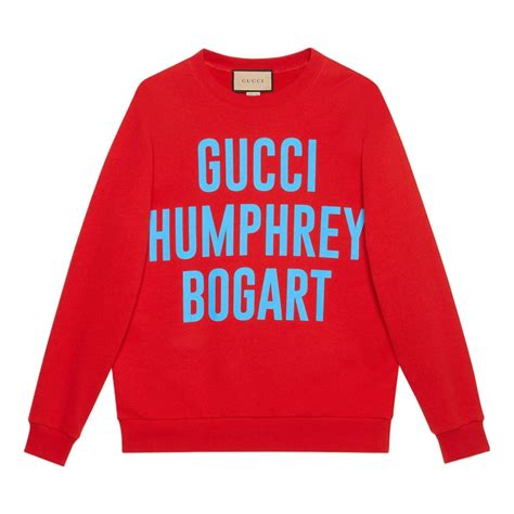 gucci humphrey bogart|'Gucci Humphrey Bogart' print sweatshirt .